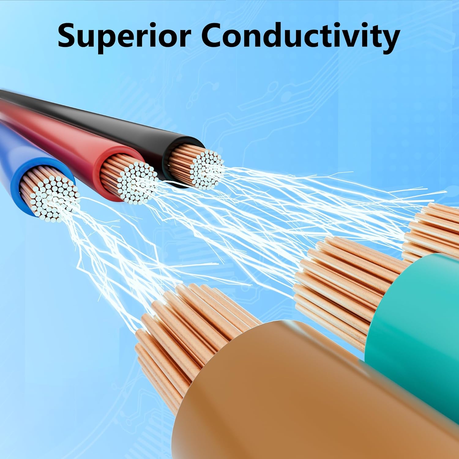 16 Gauge Wire (2-Pack Red/Black, 25FT Each), 16AWG CCA, Low Voltage Automotive Primary Harness Wire for DC Electrical Projects - Image 2
